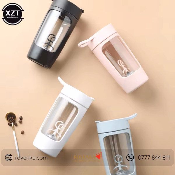 Portable Electric Protein Shaker Bottle
