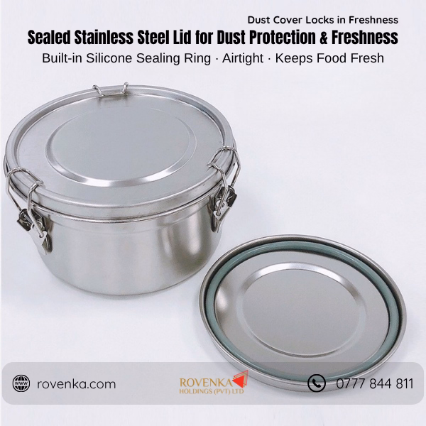 Stainless Steel Food Storage Container (Stackable) - Image 3