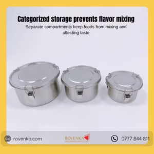Stainless Steel Food Storage Container (Stackable)