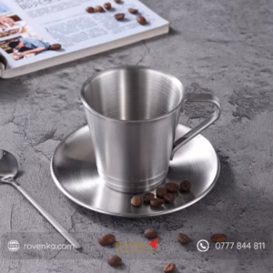 Stainless Steel Insulated Coffee Mug with Handle