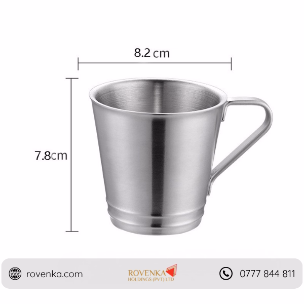 Stainless Steel Insulated Coffee Mug with Handle - Image 4