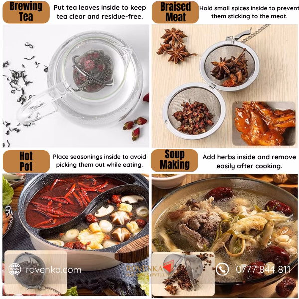 Stainless Steel Tea Infuser Ball - Image 8