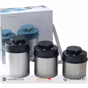 Vacuum Stainless Steel Airtight Storage Jar
