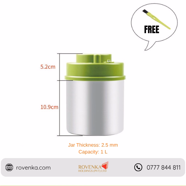 Vacuum Stainless Steel Airtight Storage Jar - Image 5