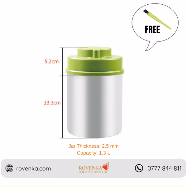 Vacuum Stainless Steel Airtight Storage Jar - Image 6
