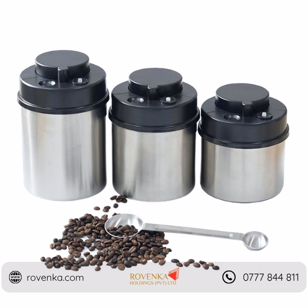 Vacuum Stainless Steel Airtight Storage Jar - Image 2