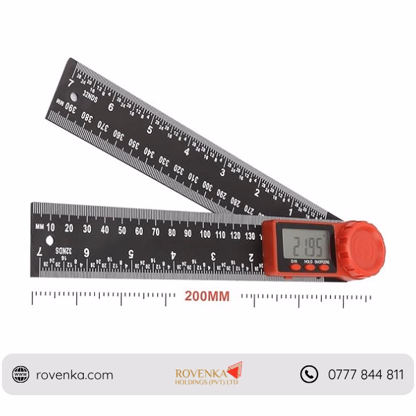 2-in-1 Digital Angle Ruler Protractor - Image 2