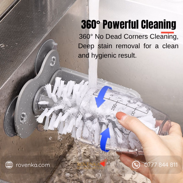 360° Suction Cup Glass Cleaning Brush - Image 4