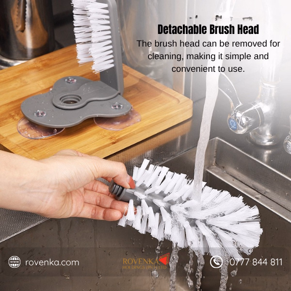 360° Suction Cup Glass Cleaning Brush - Image 2
