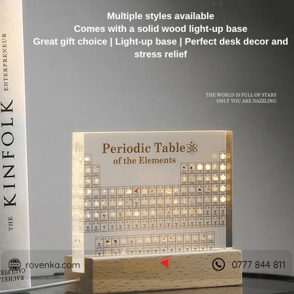 Acrylic Periodic Table LED Lamp - Image 3