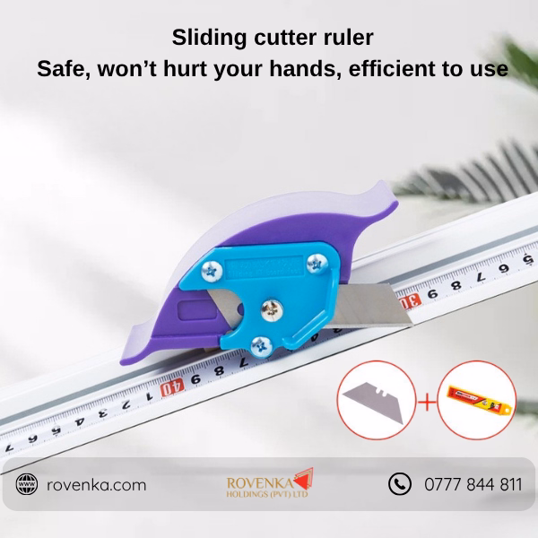 Aluminum Sliding Cutting Ruler Tool