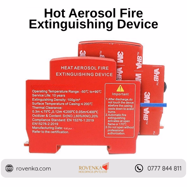 Automatic Aerosol Fire Suppression Device MCB Size – Heat Activated Fire Extinguisher for Low-Voltage Distribution Boxes - Image 3