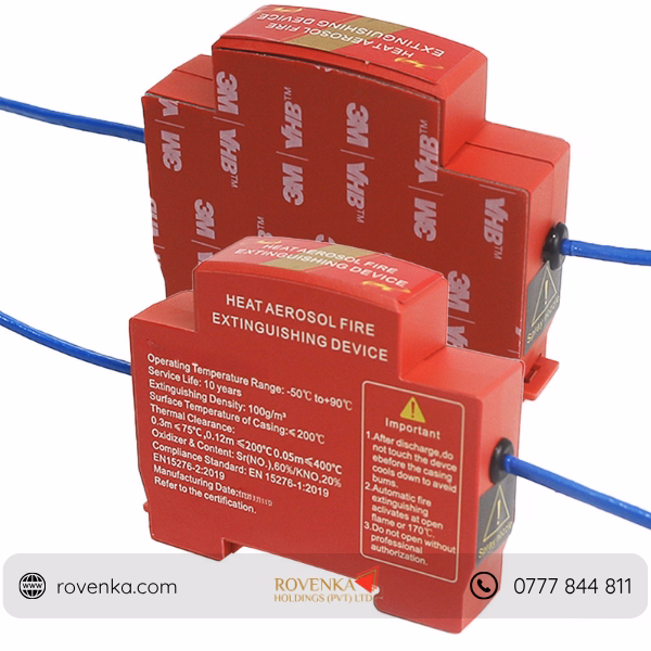 Automatic Aerosol Fire Suppression Device MCB Size – Heat Activated Fire Extinguisher for Low-Voltage Distribution Boxes - Image 2