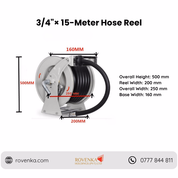 Automatic Retractable Industrial Hose Reel for Oil & Air Transfer - Image 2
