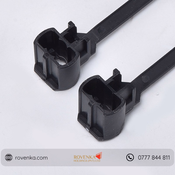 Automotive Cable Tie with Mount Clip