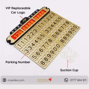 Car Temporary Parking Phone Number Plate
