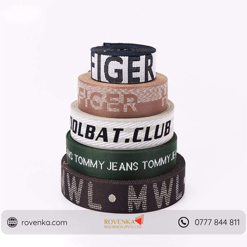 Custom Jacquard Logo Ribbon Tape