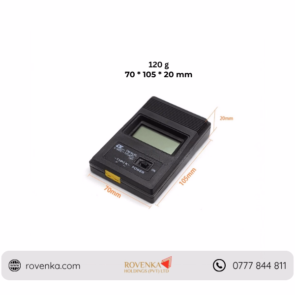 Digital High Temperature Thermometer (-50°C to 1300°C) - Image 2