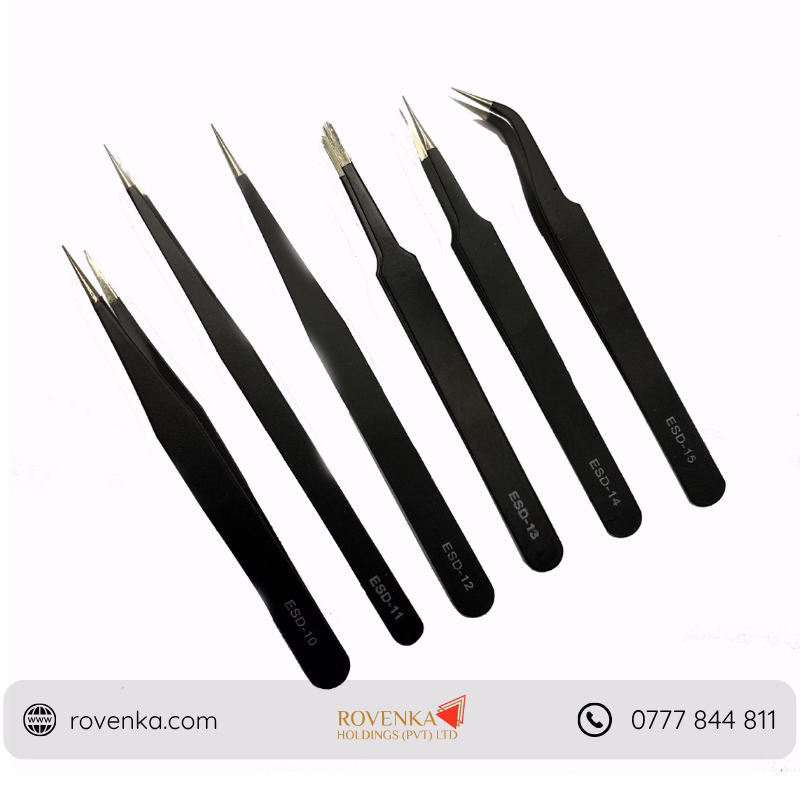 ESD Anti Static Precision Tweezers Set