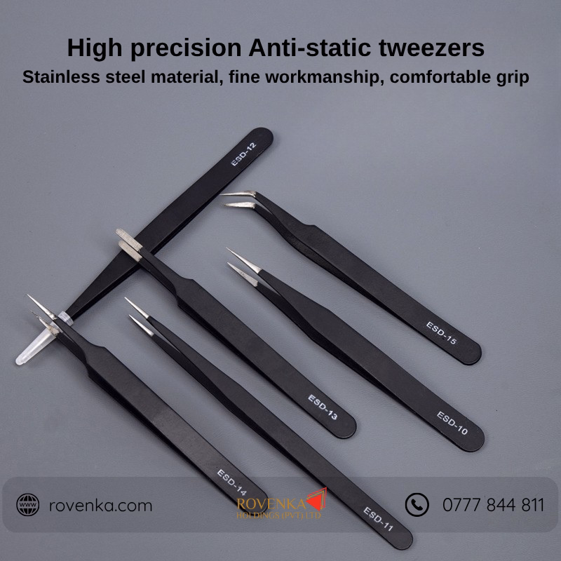 ESD Anti Static Precision Tweezers Set - Image 9