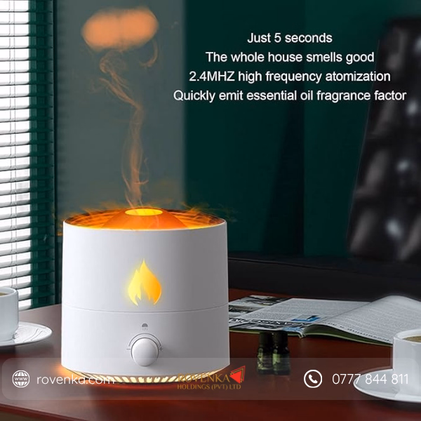Flame Aroma Diffuser Humidifier LED - Image 10