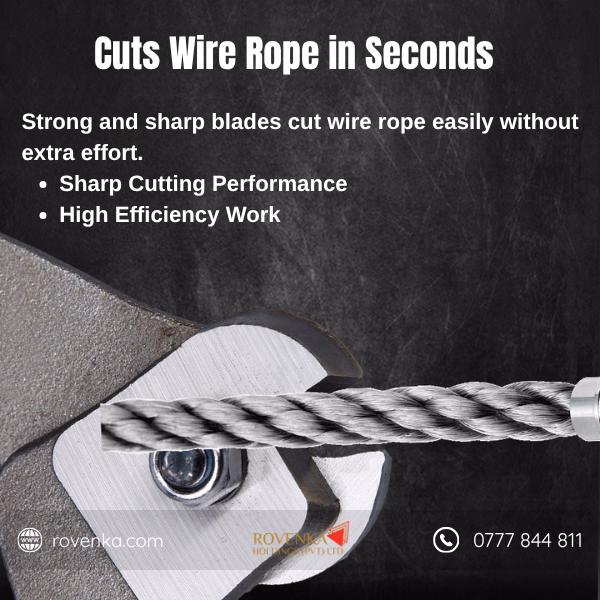Heavy-Duty Wire Rope Cutter 8 Inch - Image 4