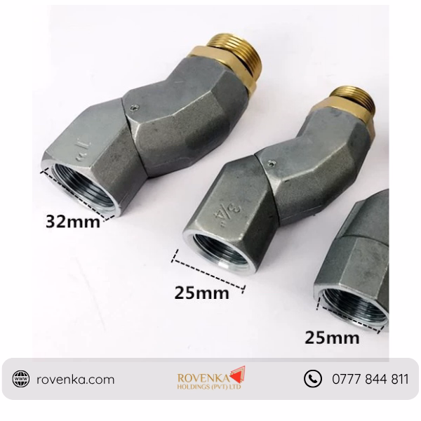 Fuel Nozzle Swivel Joint Connector | 360° Rotating Fuel Hose Connector for Fuel Dispensers, Diesel Pumps & Fuel Transfer Systems - Image 3