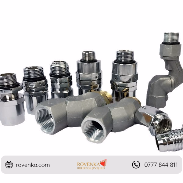 Fuel Nozzle Swivel Joint Connector | 360° Rotating Fuel Hose Connector for Fuel Dispensers, Diesel Pumps & Fuel Transfer Systems