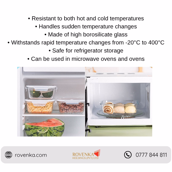 Glass Lunch Box Microwave Safe - Image 3