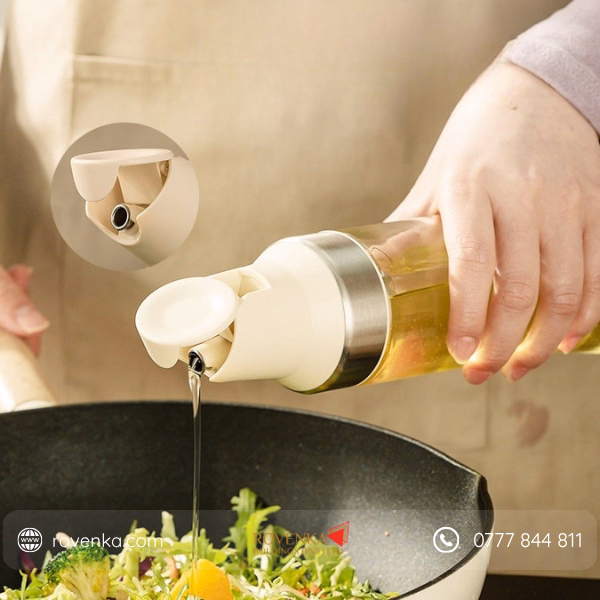 Glass Oil Dispenser Bottle - Image 3