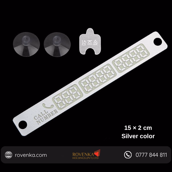 Glow in the Dark Parking Number Plate - Image 6