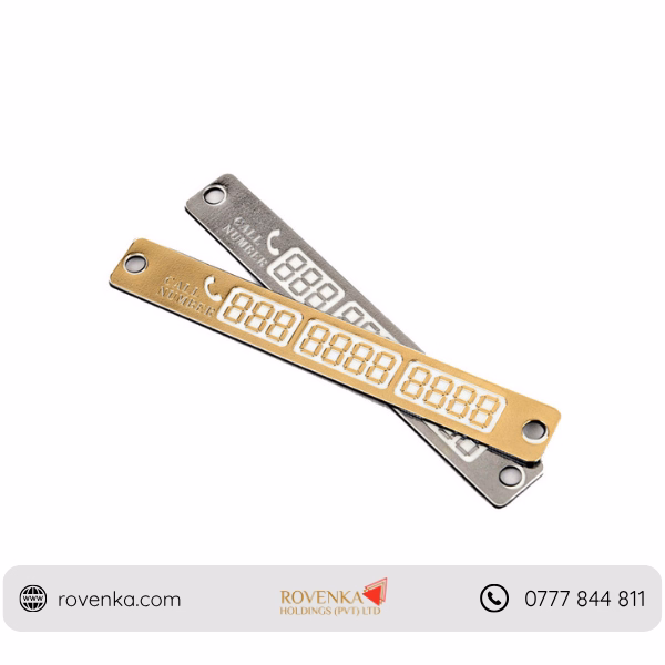 Glow in the Dark Parking Number Plate - Image 2