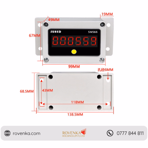 Industrial Digital Time Counter Meter - Image 4