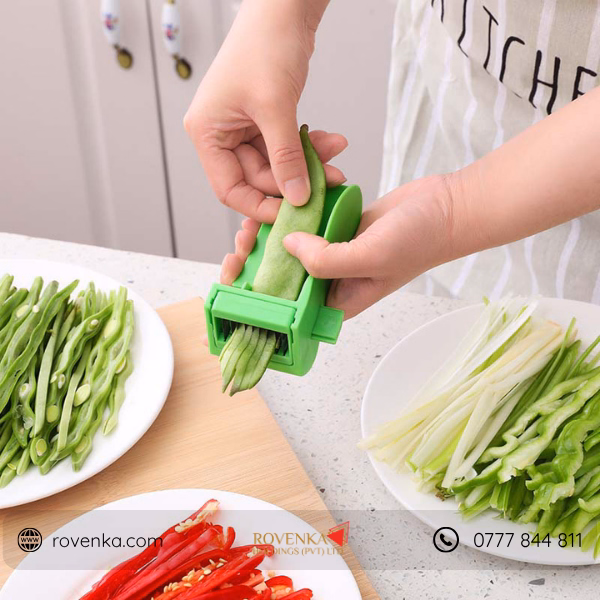 Manual Vegetable Bean Slicer Cutter