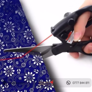 Multi-Purpose Laser Cutting Scissors – Stainless Steel Tailoring Shears with Laser Guide for Fabric, Leather, Paper & DIY Crafts