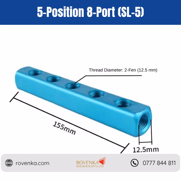 Pneumatic Air Manifold Distributor Aluminum - Image 5