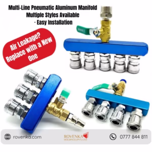 Pneumatic Air Manifold Distributor Aluminum