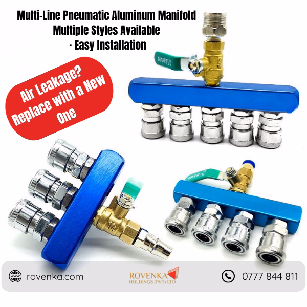 Pneumatic Air Manifold Distributor Aluminum