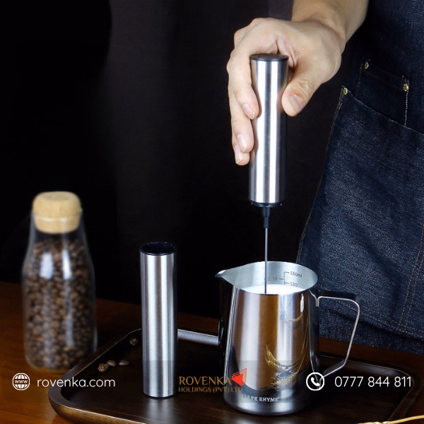 Rechargeable Electric Milk Frother – Handheld Coffee Foam Maker