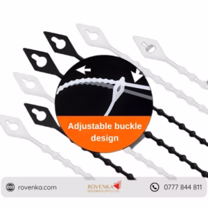 Reusable Beaded Cable Tie Strap