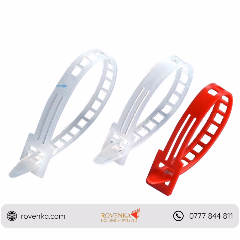 Reusable Plastic Cable Ties Adjustable