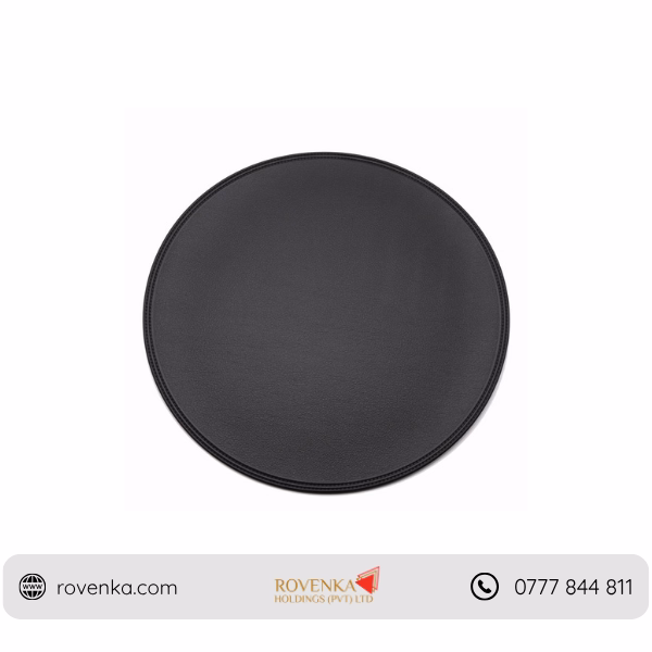 Round PVC Leather Table Placemat - Image 3