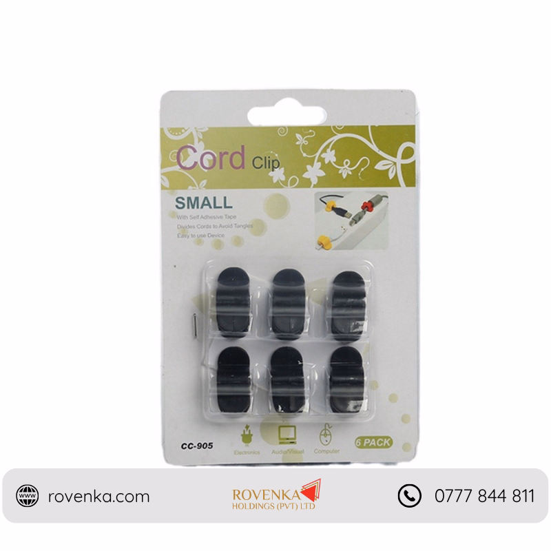 Self Adhesive Cable Organizer Clips - Image 2