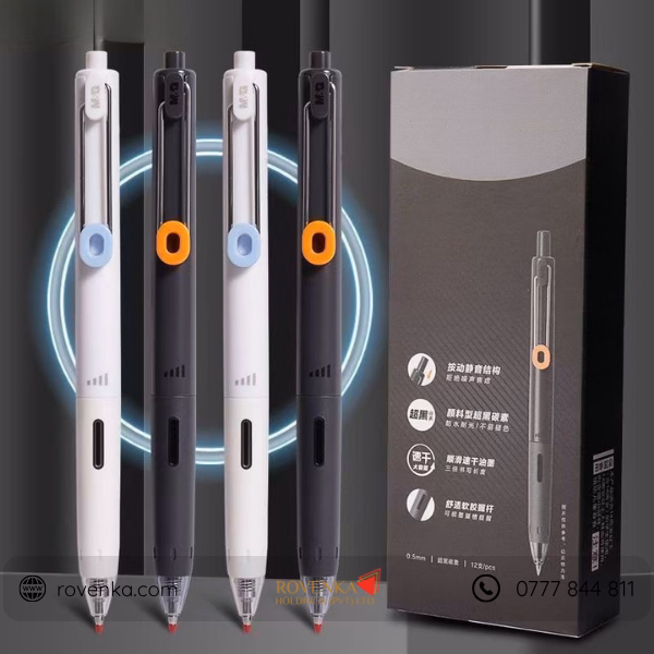 Silent Click Gel Pen 0.5mm