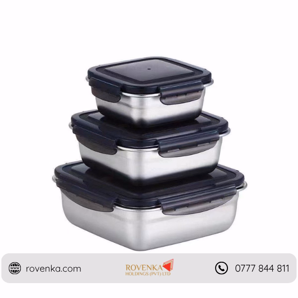 Stainless Steel Airtight Food Storage Containers - Image 3