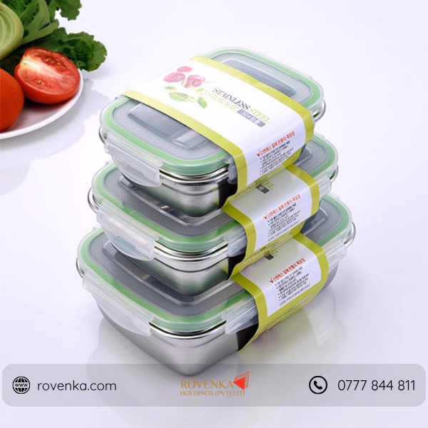 Stainless Steel Airtight Food Storage Containers - Image 2