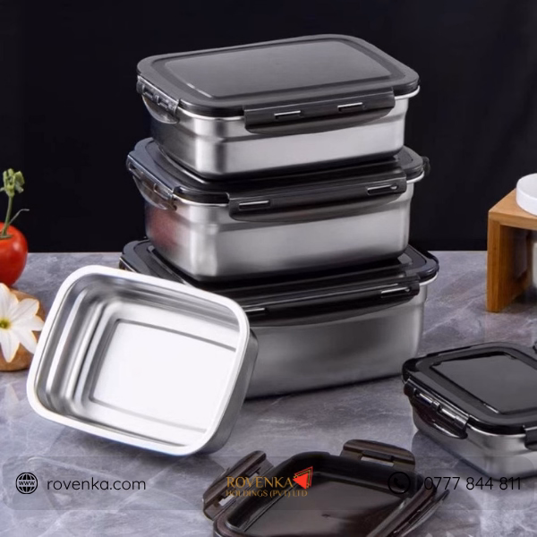 Stainless Steel Airtight Food Storage Containers - Image 5
