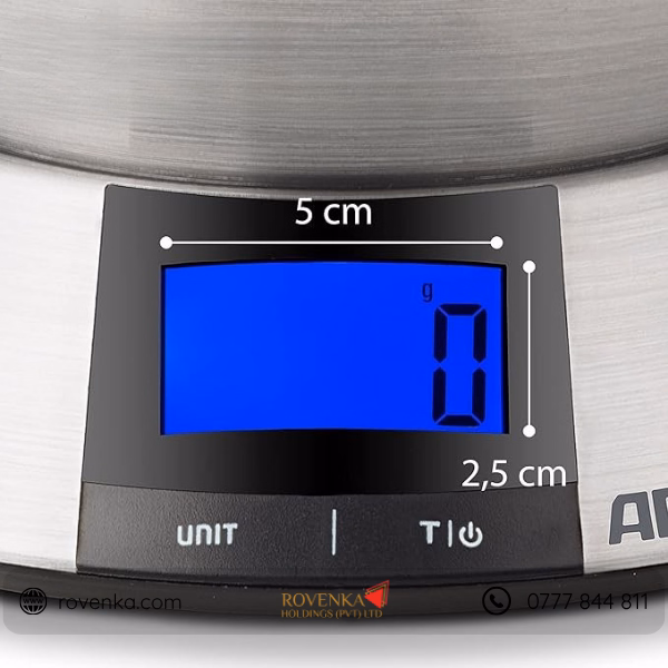 Stainless Steel Digital Kitchen Scale 5kg - Image 3