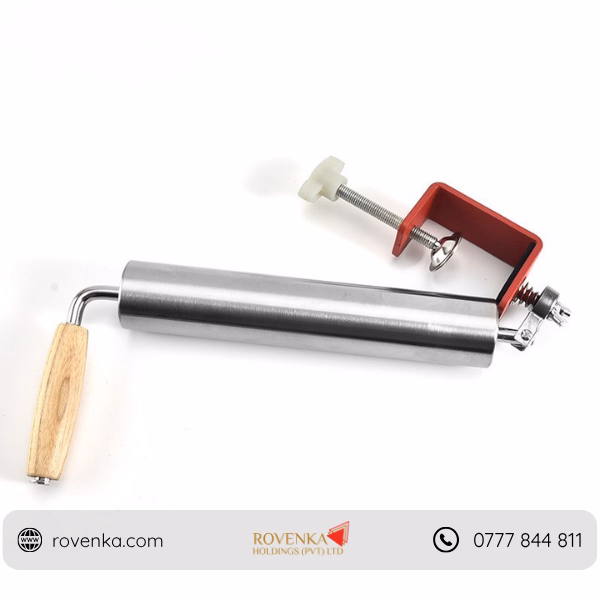 Stainless Steel Dumpling Rolling Pin with Clamp - Image 6