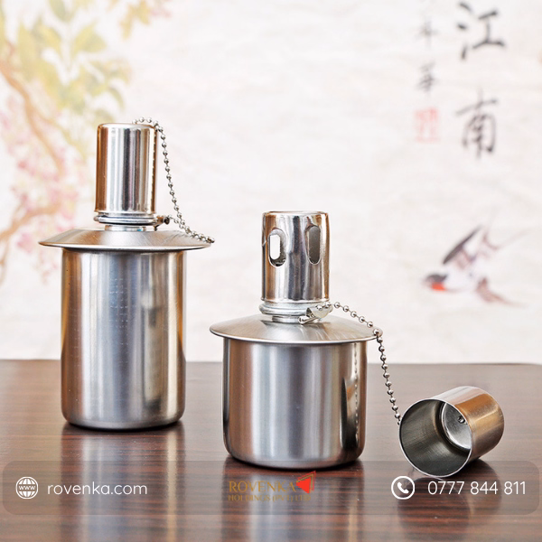 Stainless Steel Garden Oil Lamp - Image 4